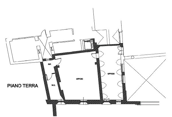 UFFICIO PIANO TERRA 97mq